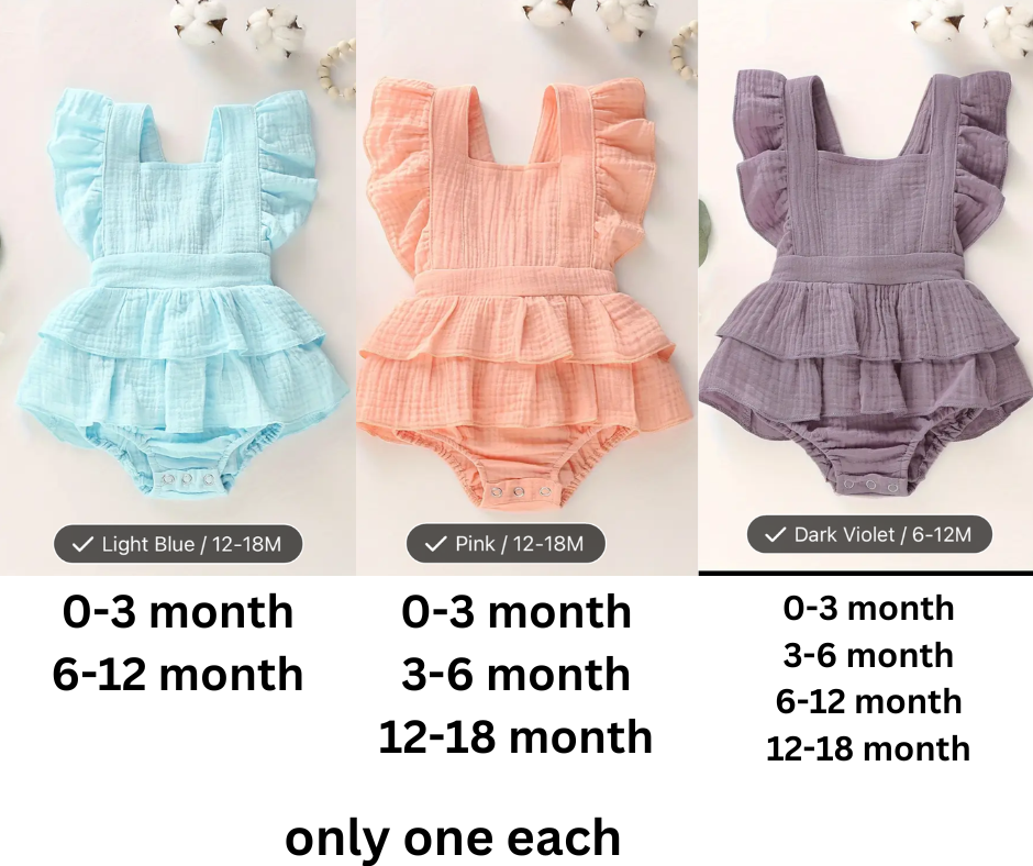 Sleeveless Ruffle Romper