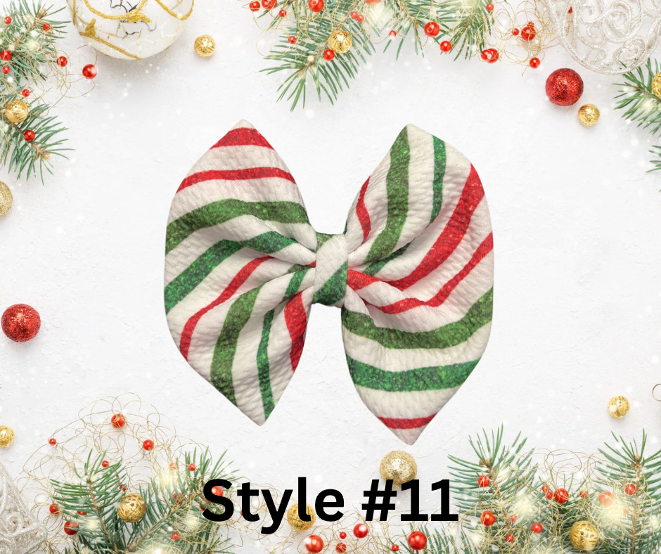 Liverpool Christmas Farbic Bows