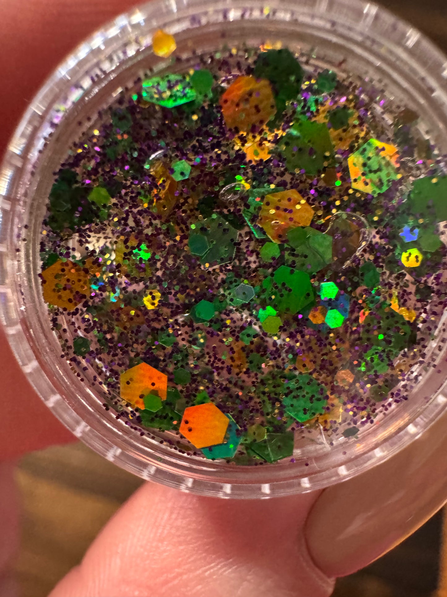 Mardi Gras Hair Glitter