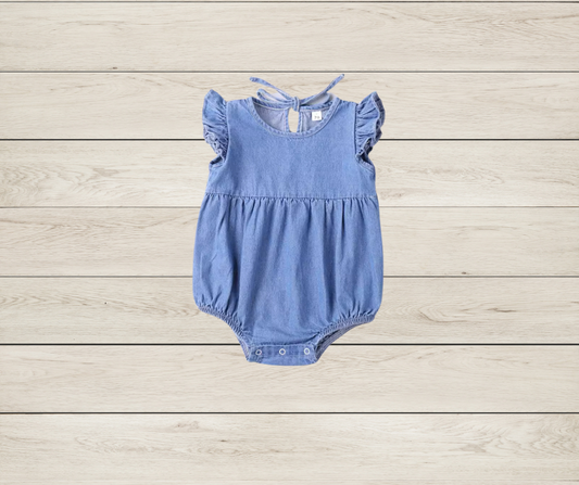 Denim Romper