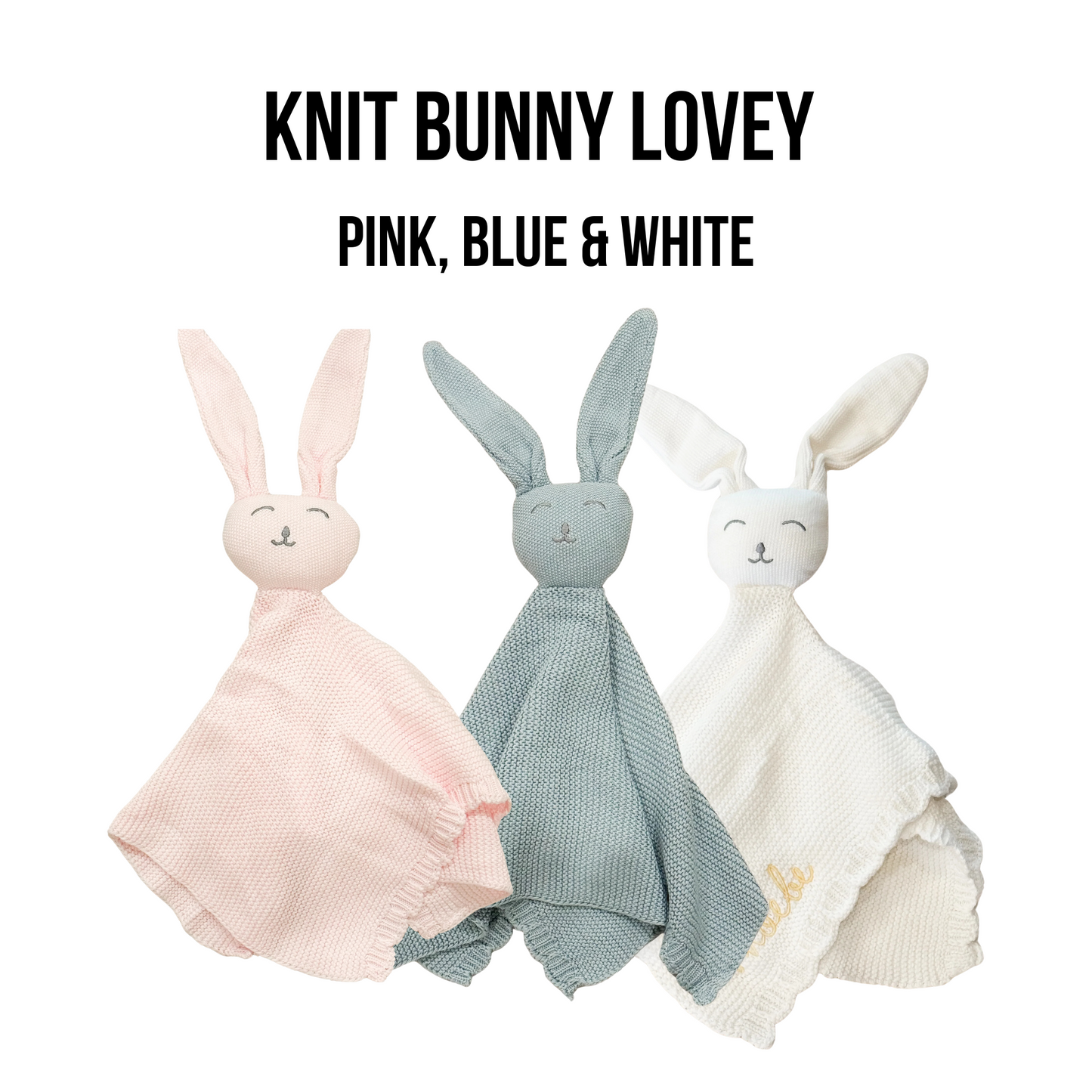 Knit Bunny Lovey