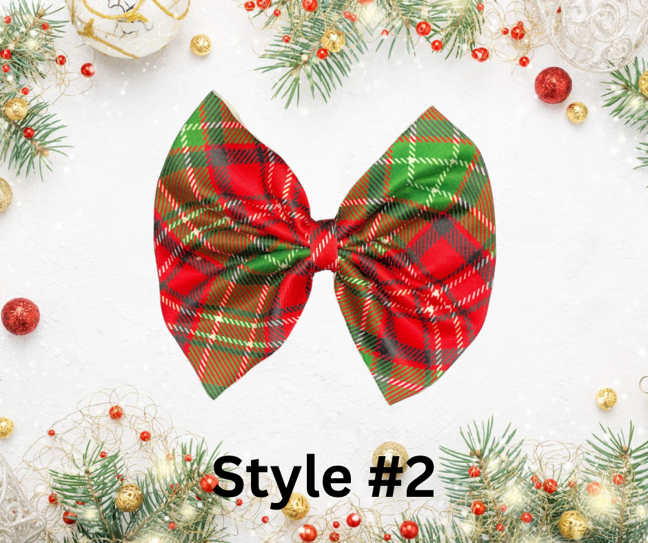 Double Brushed Polyester Christmas Bows