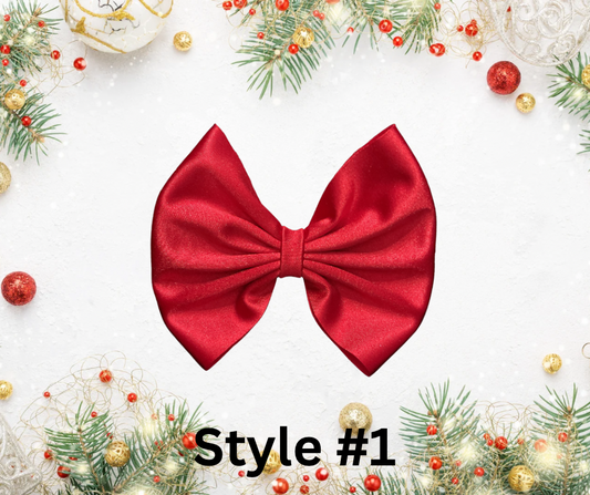 Christmas Satin Bows